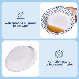 Experience Quality and Style with Jolly Chef's Bulk Disposable Plates - JOLLYCHEF