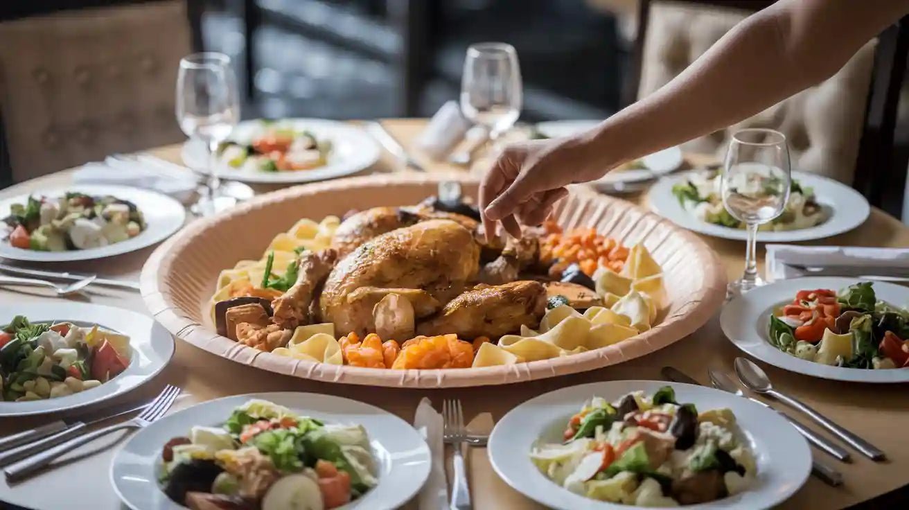 Bulk Large Paper Plates for Catering & Events | Jolly Chef – JOLLYCHEF