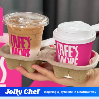 Personalized Custom Cups with Lids (8oz / 12oz / 14oz) - Bussiness & Commercial - Jolly Chef - JOLLYCHEF