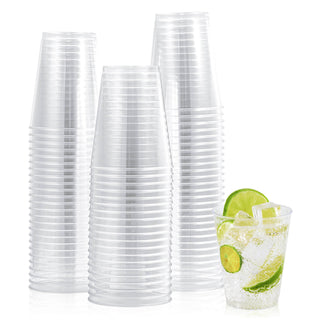 Multiple Sizes Clear Dessert Tumbler Heavy Duty PS Plastic Cups - Party & Wedding - Jolly Chef - JOLLYCHEF