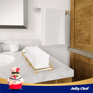 2 Ply Solid White Classic Napkins - Restaurants & Weddings - Jolly Chef - JOLLYCHEF