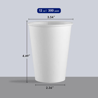3oz/ 4oz/ 5oz Classic White Bathroom Cups - Bathroom & Mouthwash - Jolly Chef - JOLLYCHEF