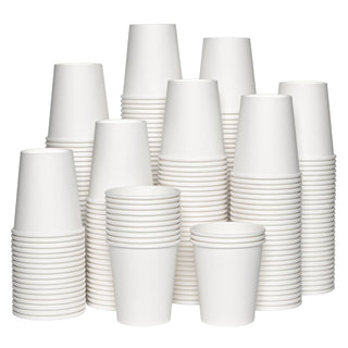 3oz/ 4oz/ 5oz Classic White Bathroom Cups - Bathroom & Mouthwash - Jolly Chef - JOLLYCHEF