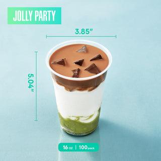 12oz/ 16oz Clear Anti - Slip PP Plastic Beer Cups - Party & Game - Lilymicky - JOLLYCHEF