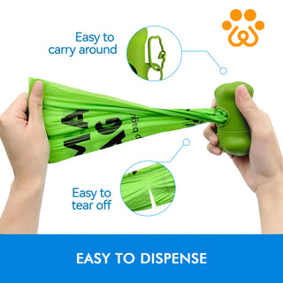 Extra - Large Extra Thick Biodegradable Dog Poop Bags - Dog Waste Disposal & Cat Litter Cleanup - JollyPaw - JOLLYCHEF