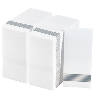 1 - Ply Sliver Striped Pattern Paper Napkins - Guestrooms & Bathroom - LITOPAK - JOLLYCHEF