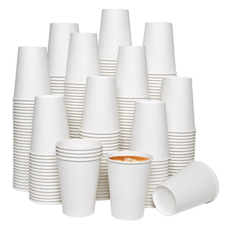 3oz/ 4oz/ 5oz Classic White Bathroom Cups - Bathroom & Mouthwash - Jolly Chef - JOLLYCHEF