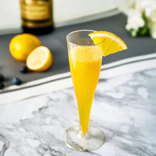 4.5oz Gold Glitter PS Plastic Dessert Cup - Plastic Champagne Flutes & Wedding - Jolly Chef - JOLLYCHEF