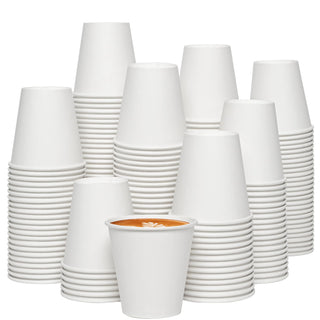 3oz/ 4oz/ 5oz Classic White Bathroom Cups - Bathroom & Mouthwash - Jolly Chef - JOLLYCHEF