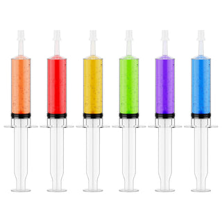 1.5oz Clear Reusable Shot Syringes - Halloween & Christmas Parties - Jolly Chef - JOLLYCHEF