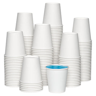 3oz/ 4oz/ 5oz Classic White Bathroom Cups - Bathroom & Mouthwash - Jolly Chef - JOLLYCHEF