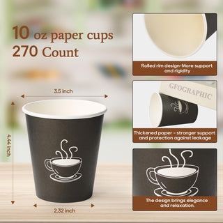 4oz Black Coffee Patterns Paper Dessert Cups - Cupcake & Party - TV TOPVALUE - JOLLYCHEF