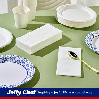 Solid Linen - Feel Paper Disposable Hand Towels - Bathroom & Parties - Jolly Chef - JOLLYCHEF