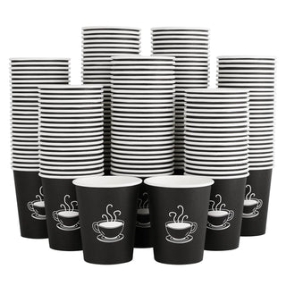 4oz Black Coffee Patterns Paper Dessert Cups - Cupcake & Party - TV TOPVALUE - JOLLYCHEF