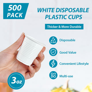Multiple Sizes White Plastic Dessert Cups - Party & Dessert Shops - Lilymicky - JOLLYCHEF
