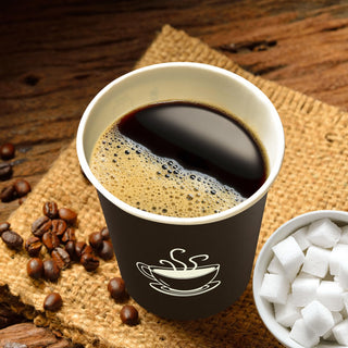 4oz Black Coffee Patterns Paper Dessert Cups - Cupcake & Party - TV TOPVALUE - JOLLYCHEF