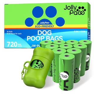 Extra - Large Extra Thick Biodegradable Dog Poop Bags - Dog Waste Disposal & Cat Litter Cleanup - JollyPaw - JOLLYCHEF