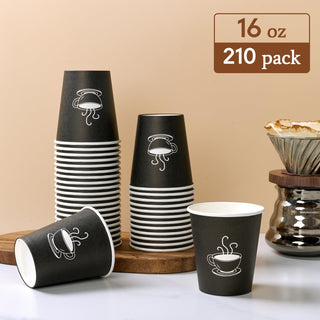 4oz Black Coffee Patterns Paper Dessert Cups - Cupcake & Party - TV TOPVALUE - JOLLYCHEF