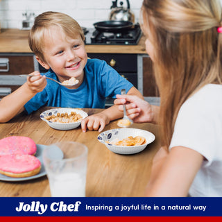 12oz/16oz/20oz White Leaf Floral Print Microwave & Freezer Safe Paper Bowls – Parties & Picnics – Jolly Chef - JOLLYCHEF