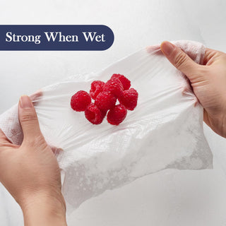 1 - Ply Solid White Paper Napkins - Restaurants & Weddings - JOLLYPACK - JOLLYCHEF