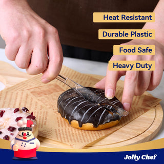 Clear Heavy Duty Disposable Plastic Flatware - Party & Wedding Use - Jolly Chef - JOLLYCHEF