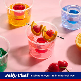 4.5oz Clear Highly Durable Plastic Jager Bomb Cups - Vegas Bomb Drink & Party - Jolly Chef - JOLLYCHEF