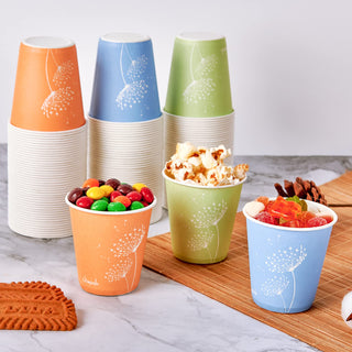 5oz Multicolor Paper Dessert Cups - Cupcake & Party - LITOPAK - JOLLYCHEF