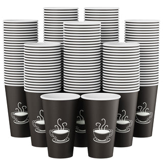 4oz Black Coffee Patterns Paper Dessert Cups - Cupcake & Party - TV TOPVALUE - JOLLYCHEF