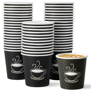 4oz Black Coffee Patterns Paper Dessert Cups - Cupcake & Party - TV TOPVALUE - JOLLYCHEF