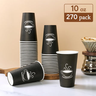 4oz Black Coffee Patterns Paper Dessert Cups - Cupcake & Party - TV TOPVALUE - JOLLYCHEF