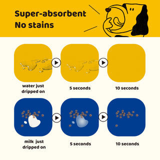 Artist - Designed Absorbent Non - Slip Pet Feeding Mat - Waterproof & Easy Clean Dog Food Mat - Home & Travel - Miyoky - JOLLYCHEF