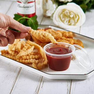 Multiple Sizes PET Plastic Portion Cups with Lids - Tasting Cup & snacks cups - Lilymicky - JOLLYCHEF