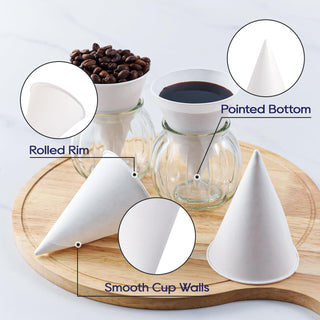 4.5 oz White Snow Cone Cups - Shaved Ice & Ice Cream - LITOPAK - JOLLYCHEF