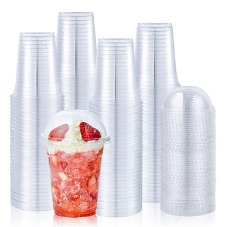 9oz/ 12oz Clear Parfait Cup with Dome Lids - Dessert&Drink - Lilymicky - JOLLYCHEF