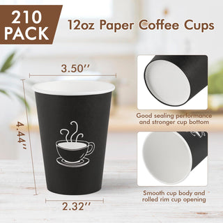 4oz Black Coffee Patterns Paper Dessert Cups - Cupcake & Party - TV TOPVALUE - JOLLYCHEF