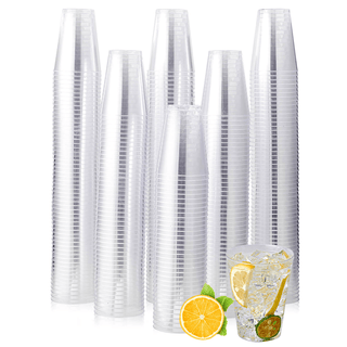 Multiple Sizes Clear Heavy Duty PS Plastic Cups - Christmas Party & Wedding - Jolly Chef - JOLLYCHEF