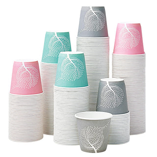 3oz 3 Color Tree Pattern Paper Dessert Cups - Party & Picnic - LITOPAK - JOLLYCHEF
