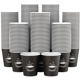4oz Black Coffee Patterns Paper Dessert Cups - Cupcake & Party - TV TOPVALUE - JOLLYCHEF