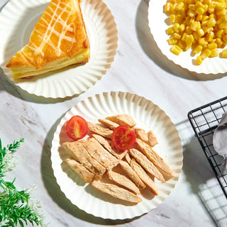 6in /8.5in White Paper Plates - Perfect for Picnics & Birthdays - JOLLY PARTY - JOLLYCHEF
