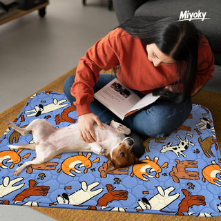 Artist - Designed 4 - Layer Protection Washable Dog Pee Pads - Potty Training & Senior Dog Care - Miyoky - JOLLYCHEF