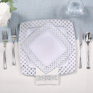 Silver Rimmed Dinnerware Sets - Halloween & Birthday Parties - FOCUSLINE - JOLLYCHEF