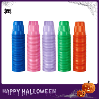 Multiple Sizes Assorted Color Textured Plastic Dessert Cups - Party & Bathroom Use - Lilymicky - JOLLYCHEF