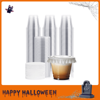 9oz/12oz/16oz/20oz Disposable Clear Plastic cups with Lid and Straw - Party & Picnic Use - Jolly Chef - JOLLYCHEF