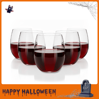 12oz /16oz Clear PET Stemless Plastic Wine Glasses - Wedding & Parties - Jolly Chef - JOLLYCHEF