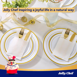 Solid Color White Pocket Napkin Fold - Weddings & Parties - Jolly Chef - JOLLYCHEF