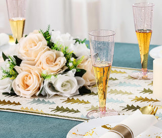 4.5oz Purple Glitter PS Plastic Dessert Cup - Plastic Champagne Flutes & Wedding - Jolly Chef - JOLLYCHEF