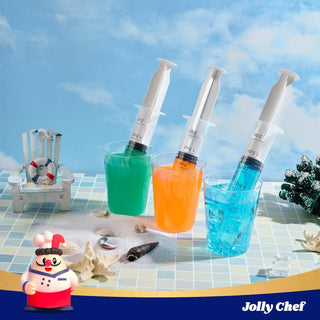 1.5oz/ 2oz White Shot Syringes - Halloween Party & Jelly Shot - Jolly Chef - JOLLYCHEF