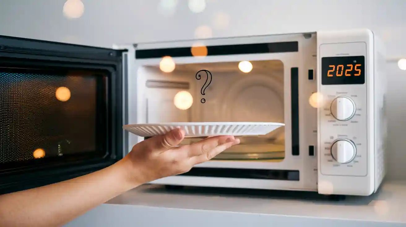 Can a paper plate go in the microwave in 2025 - JOLLYCHEF