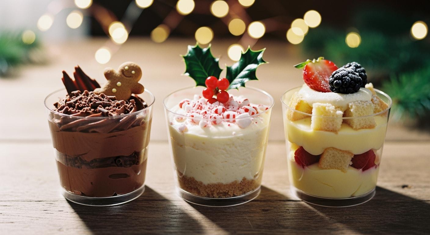 5 Mini Plastic Dessert Cups Tips for Easy Christmas Treats - JOLLYCHEF