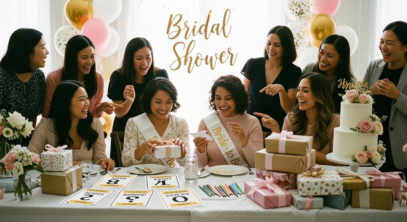 Top 10 Wedding Shower Games - JOLLYCHEF